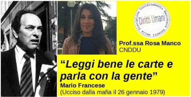 Riflessioni su Mario Francese nel 41°Anniversario  dalla sua uccisione | CNDDU