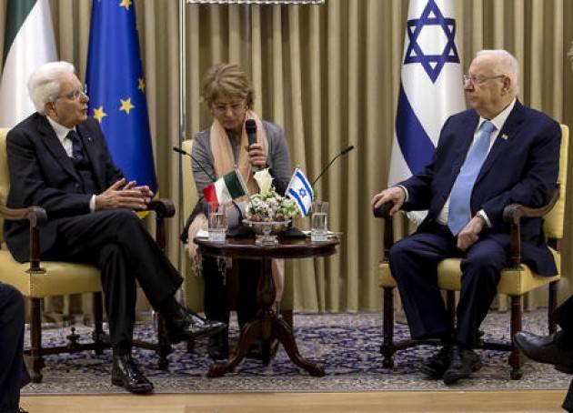 MATTARELLA IN ISRAELE