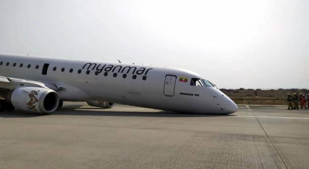 Atterraggio di emergenza a Madrid, aereo con 128 a bordo. ''Non ha più una ruota''