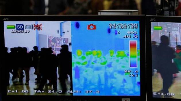 Termoscanner per tutti i passeggeri negli aeroporti italiani