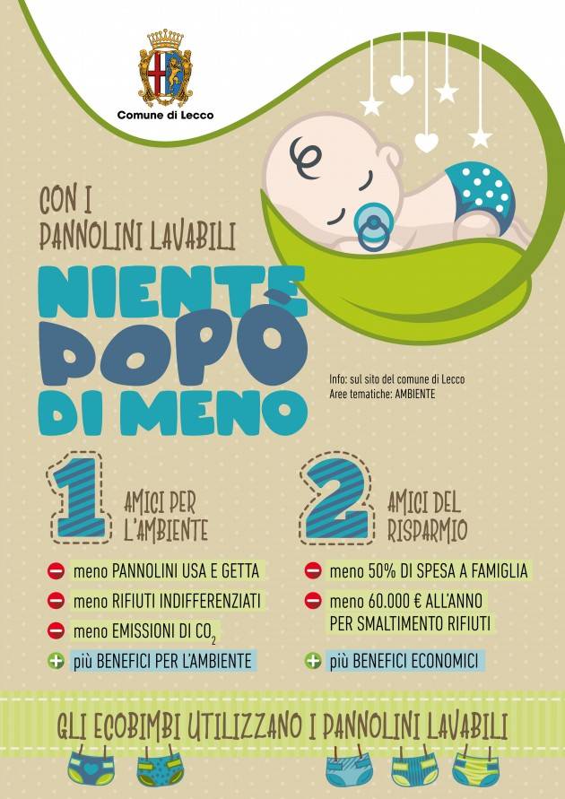 Nientepopòdimeno: pannolini lavabili per gli ecobimbi di Lecco