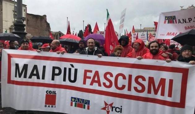 Cgil Anpi Società Un appello contro fascismi, razzismi e guerre