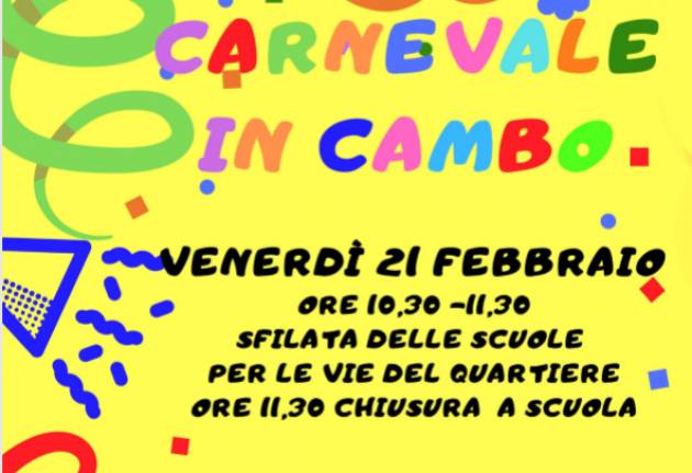 Iniziative per il Carnevale a Borgo Loreto e al Cambonino