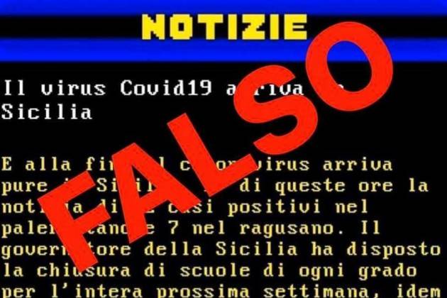 Coronavirus. Corecom Lombardia: attenzione alle fake news