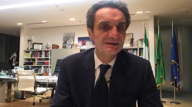 Il Presidente della Lombardia Fontana in autoisolamento