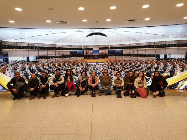 Da Piacenza a Bruxelles: 12 studenti al Parlamento europeo