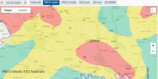 Coronavirus e qualità dell’aria: non sprecare ciò che si può imparare da quanto stiamo sperimentando| Sinistra Crema