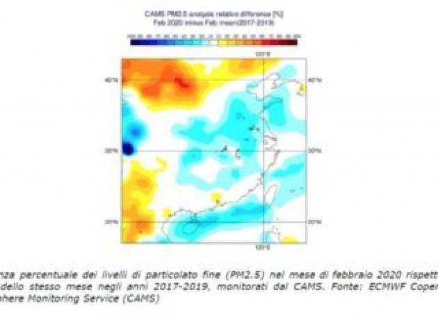 Le misure contro il coronavirus in Cina hanno ridotto l’inquinamento atmosferico