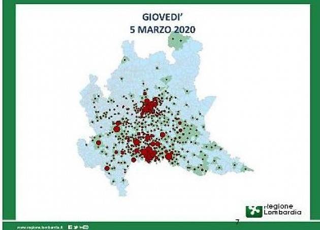 Cronostoria del contagio in Lombardia