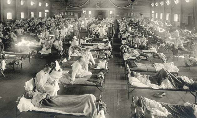 Quando la ‘Spa­gno­la’ col­pì un ter­zo del­la po­po­la­zio­ne mon­dia­le