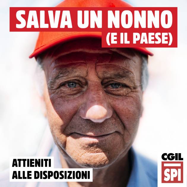 La campagna dello Spi-Cgil  ‘Salva un nonno, salva il Paese’