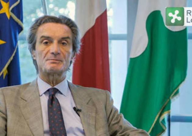 LNews-CORONAVIRUS, NUOVO APPELLO PRESIDENTE FONTANA: STATE A CASA, NON COSTRINGETECI A CHIEDERE A GOVERNO 'MANIERE FORTI'