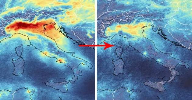 Crolla l'inquinamento atmosferico