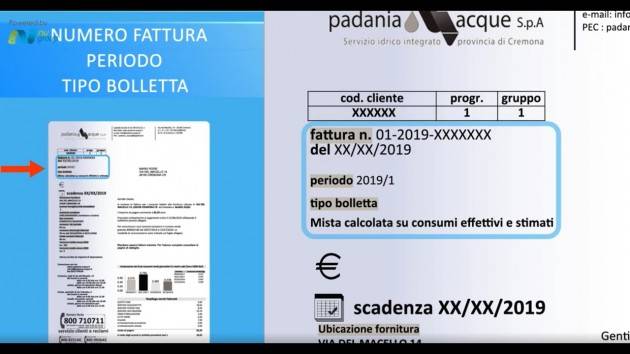 Cremona Padania Acque emergenza Coronavirus: pagamento online delle bollette e proroga della scadenza al 30 aprile senza interessi di mora