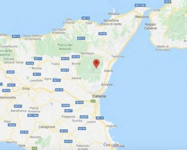 Scossa di magnitudo 3.5 in provincia di Catania