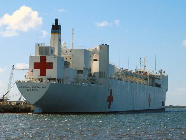 Da oggi è operativa a Genova la nave ospedale