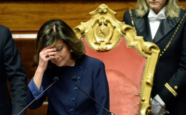 Casellati, colpita da morti senza funerali