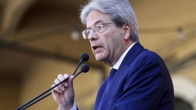 Gentoloni: no rischio Grecia ma serve investire