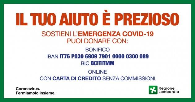 LNews-CORANAVIRUS, PRESIDENTE FONTANA: QUASI 70 MILIONI DI EURO DI DONAZIONI, GRAZIE A ENEL CHE OGGI HA FATTO OFFERTA IMPORTANTE