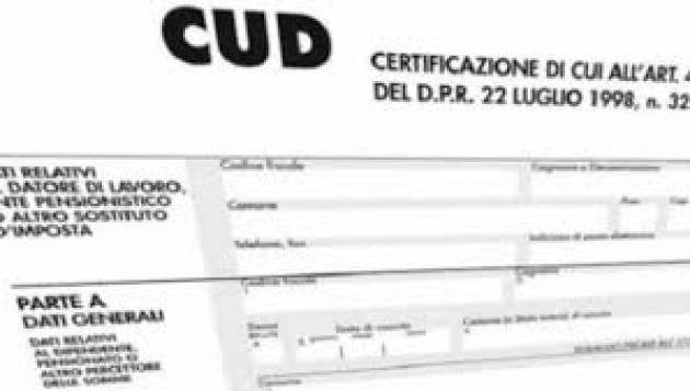 Slitta al 30 aprile il termine per presentare il Cud