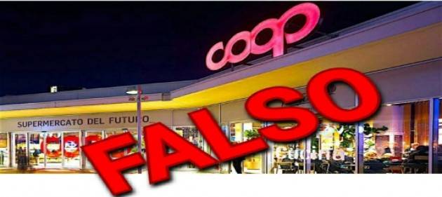 Falsi buoni Coop gratis