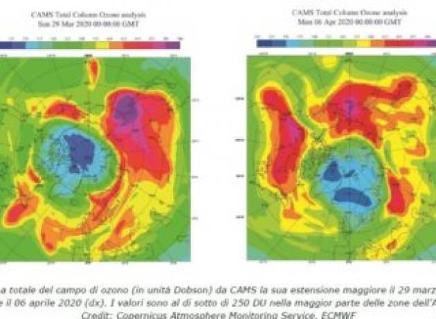 Cosa sta succedendo all’anomalo buco dell’ozono sull’Artico