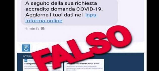 State attenti al falso Sms dell'Inps che ruba i dati