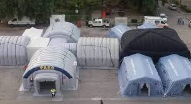 Dal Qatar arrivati due ospedali da campo