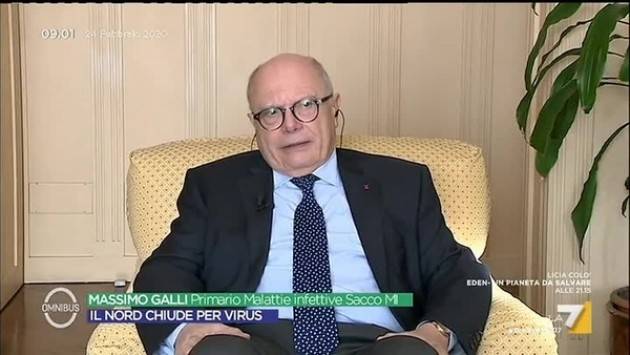 Galli: ''La riapertura a maggio è l’ipotesi più probabile, ma dobbiamo aumentare i tamponi''