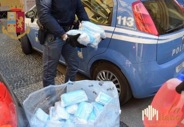  Sequestrate migliaia di mascherine a Milano