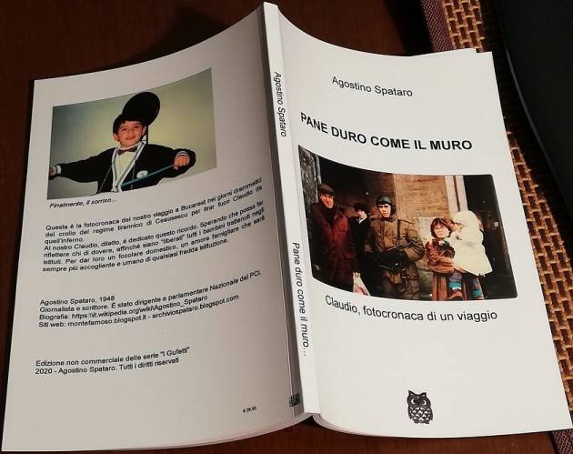 PANE DURO COME IL MURO- Claudio, fotocronaca di un viaggio  nuovo libro di Agostino Spataro