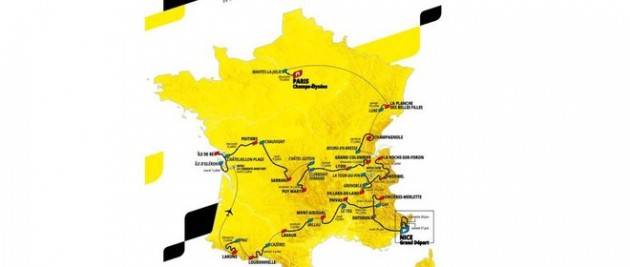Tour de France dal 29 agosto al 20 settembre