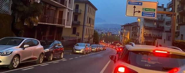 Ripresa parziale in Ticino, code in frontiera