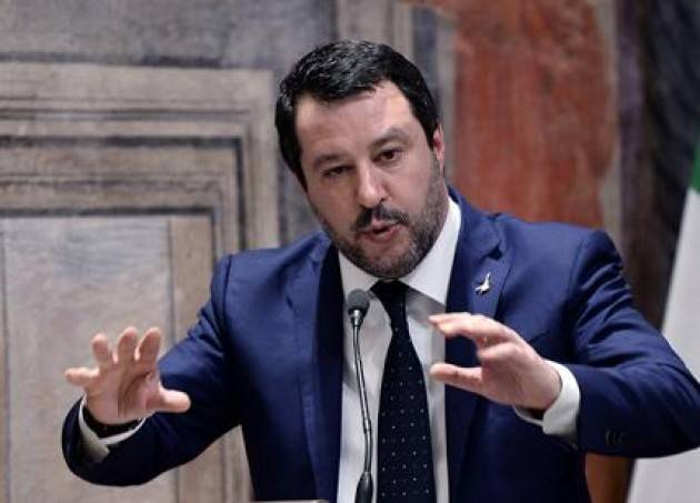 Salvini: ''Governo ostaggio della Cgil, l'Europa chieda i soldi alla Cina''