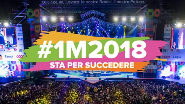 Cgil-Cisl-Uil Primo Maggio 2020 Il lavoro in Sicurezza: per Costruire il Futuro:  il concertone su Rai 3 con Vasco, Zucchero e Gianna Nannini. Il programma
