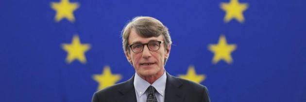 Sassoli: ''Impegnati sul lavoro e sicurezza per tutti''