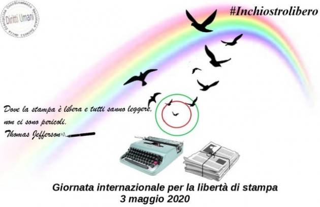 CNDDU  Il 3 maggio Giornata Mondiale della Libertà di Stampa