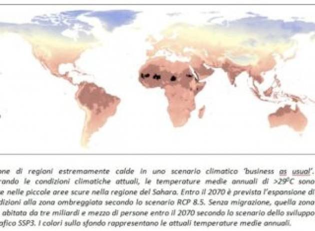 Clima, entro 50 anni il 30% dell’umanità potrebbe vivere in condizioni simili al Sahara