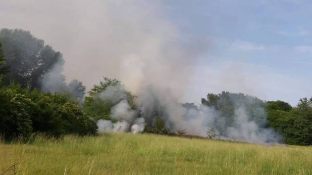 Piumini´ incendiati, piccoli roghi in parchi Milano
