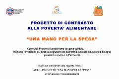 Le Acli provinciali aderiscono al progetto “UNA MANO PER LA SPESA”