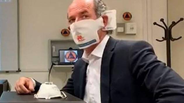 Zaia: ''Mascherina obbligatoria o multa fino a 3mila euro''