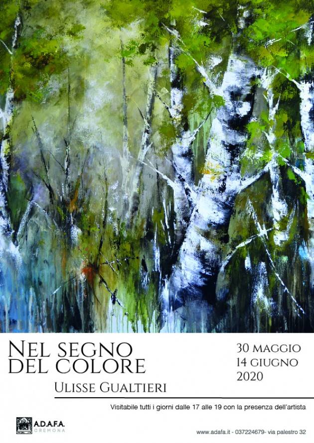 L' A.D.A.F.A. riparte con una mostra dell'artista Ulisse Gualtieri all'insegna del colore