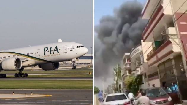 Pakistan, aereo si schianta tra le abitazioni a Karachi