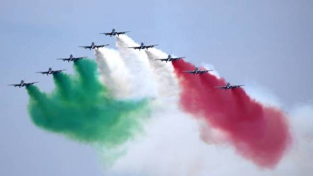 Lunedì le Frecce Tricolori sul Lodigiano