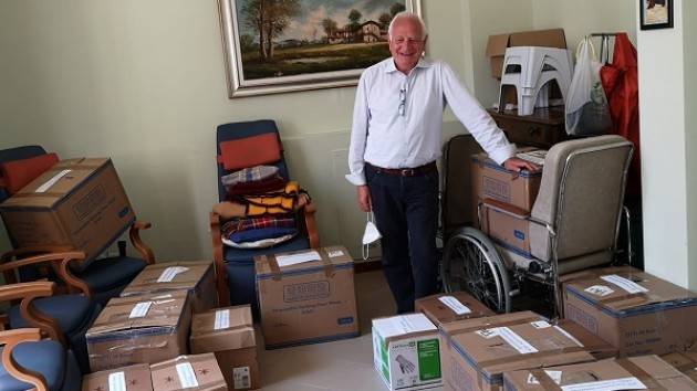 Le 22.500 mascherine donate da avvocati di Hong Kong pronte per  distribuzione in RSA