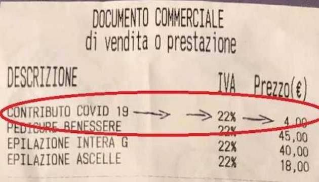CODACONS CREMONA: IN ARRIVO LA COVID TAX. AUMENTI FINO AL 100%.