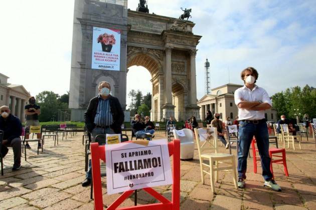 Nuova protesta ristoratori a Milano
