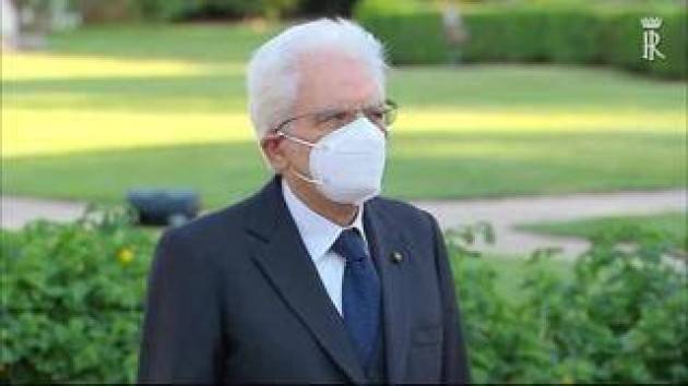 Il presidente Mattarella sarà a Bergamo per la commemorazione delle vittime del Covid