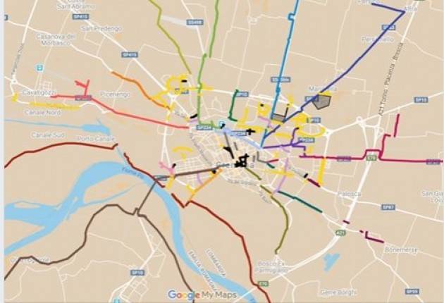 Finalmente pubblicata mappa interattiva delle ciclabili di Cremona  |Filippo Bonali (Cremona)