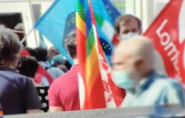 Milano Cgil-Cisl-UIL Il presidio degli infermieri al Pirellone di oggi 23 giugno 2020